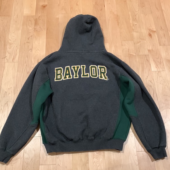 Baylor University Pullover Hoodie Embroidered -Size L - Picture 2 of 5
